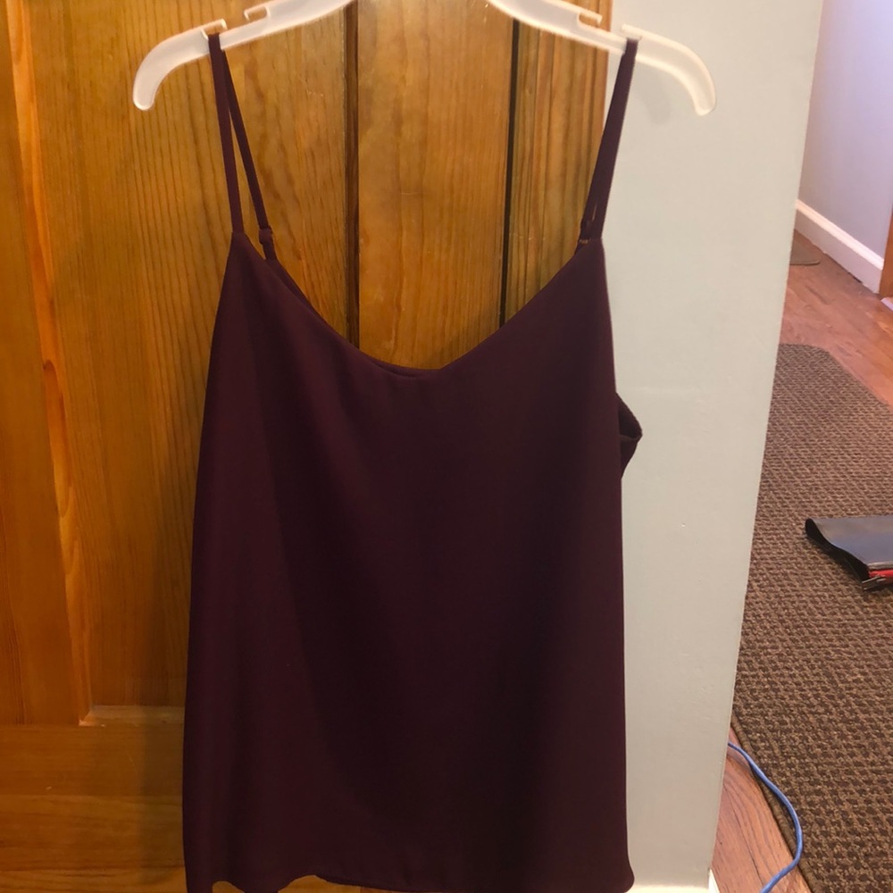 Maroon tank top
